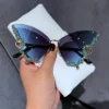 Luxus Schmetterling Sonnenbrille